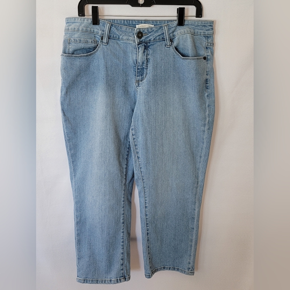 Coldwater Creek City Fit Denim Cropped Jeans Size P14